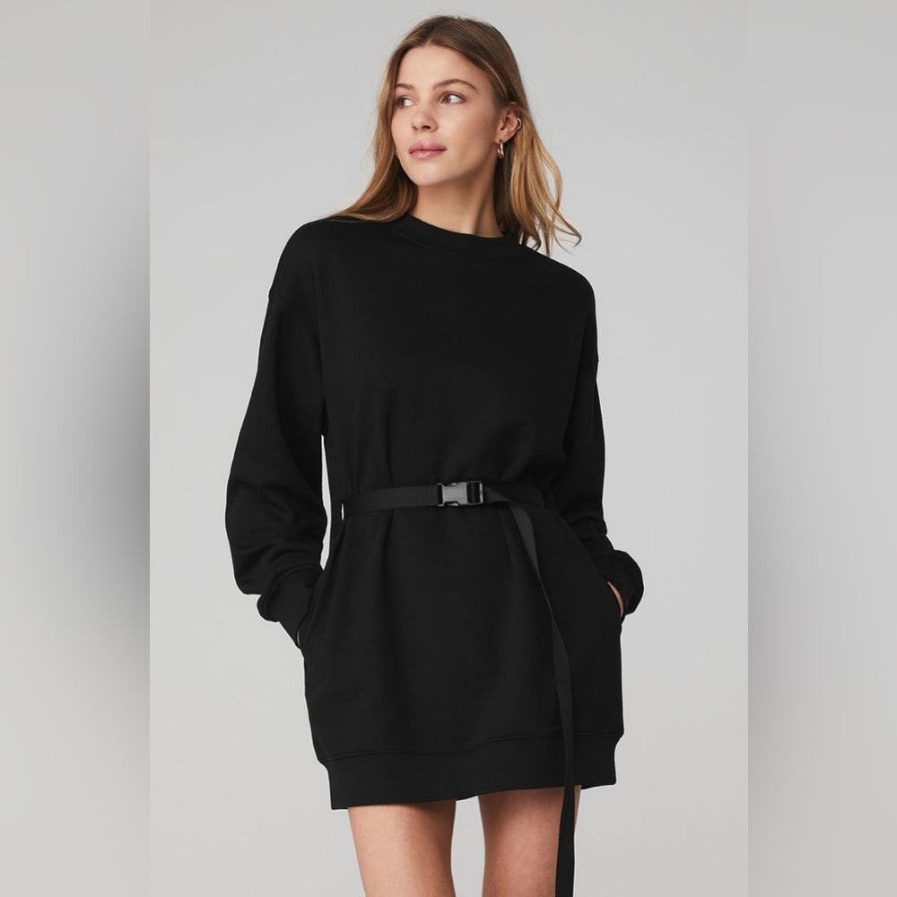 Alo Yoga Cityscape Sweatshirt Dress